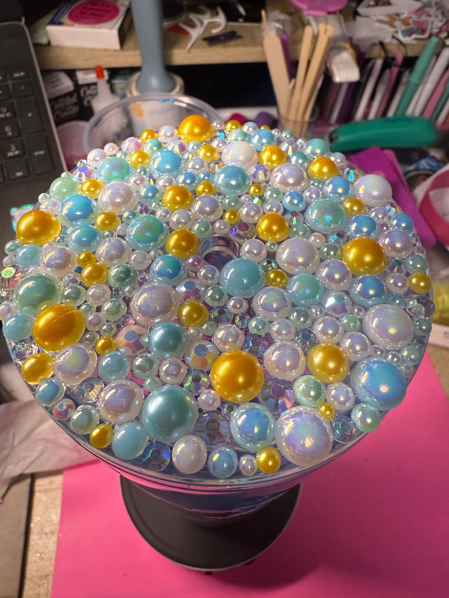 Arabian Kiss 20 oz acrylic snow globe tumbler