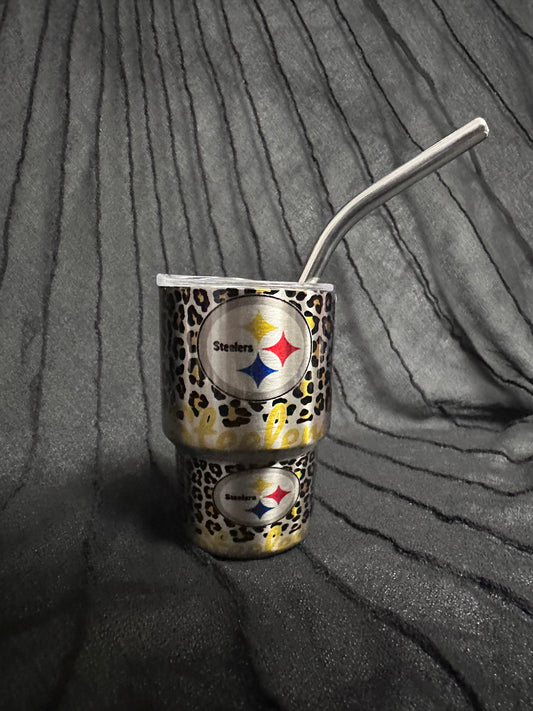 3 oz Steelers Clear Shot Tumbler