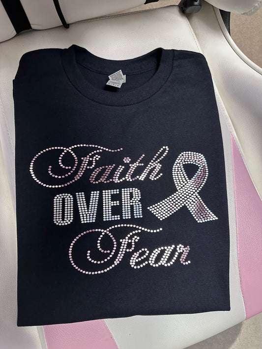 Faith Over Fear - Rose Gold/Silver