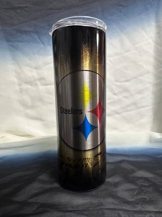 20 oz Steelers Burst Tumbler