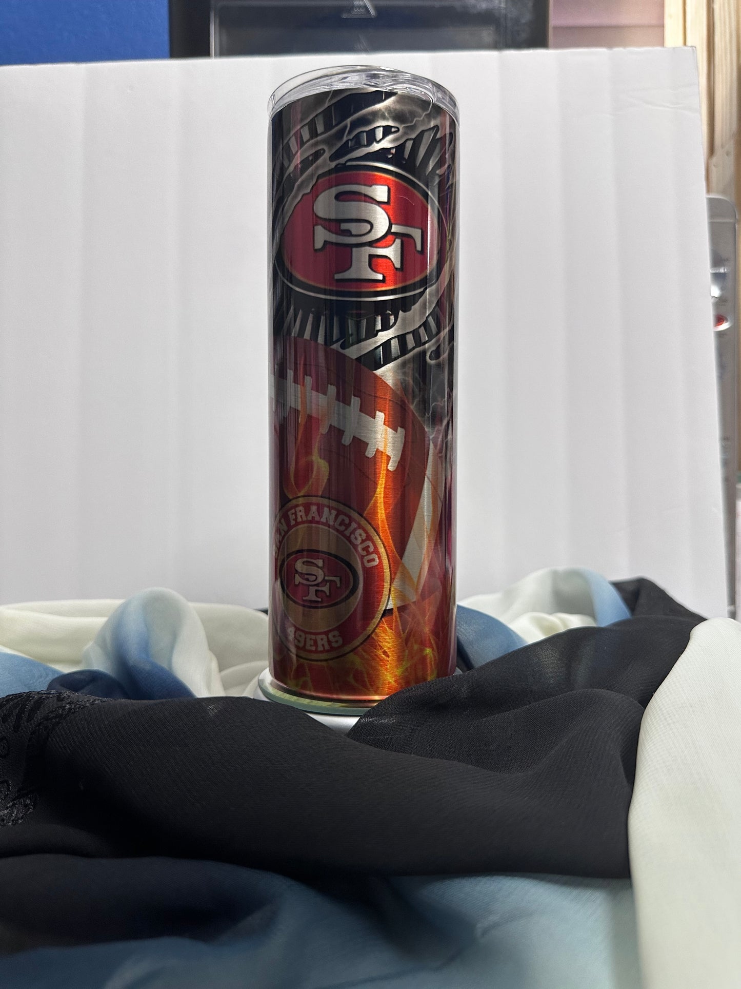 20 oz 49ers (Fire) Stainless Steel tumbler