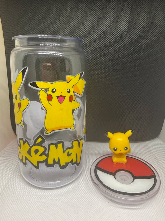 POKEMON 16 oz Acrylic Glass Can Tumbler