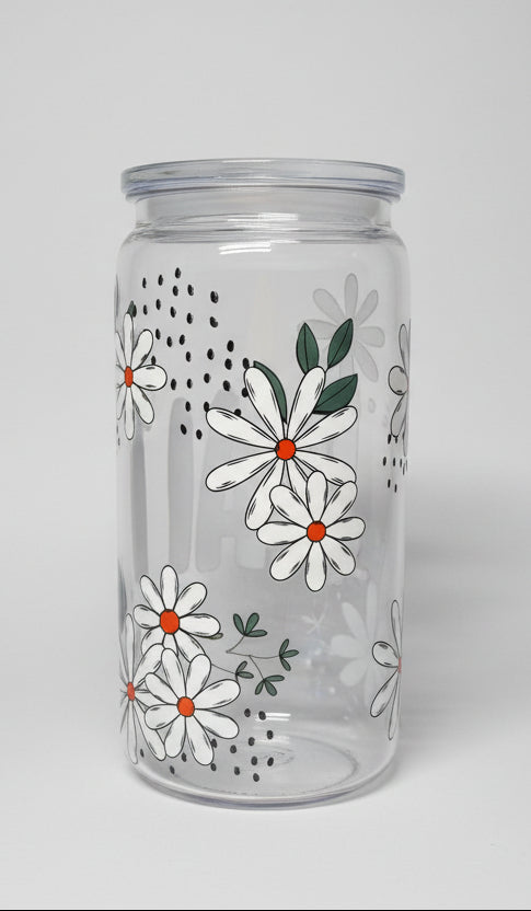 Mama 16 oz Acrylic Glass can tumbler