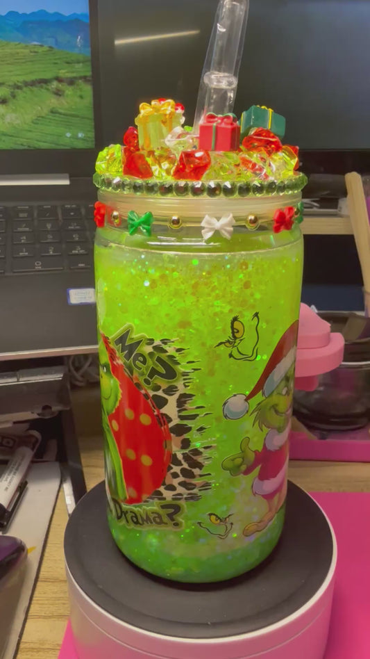 Is it me? Am I the Drama? 16 oz acrylic glass can