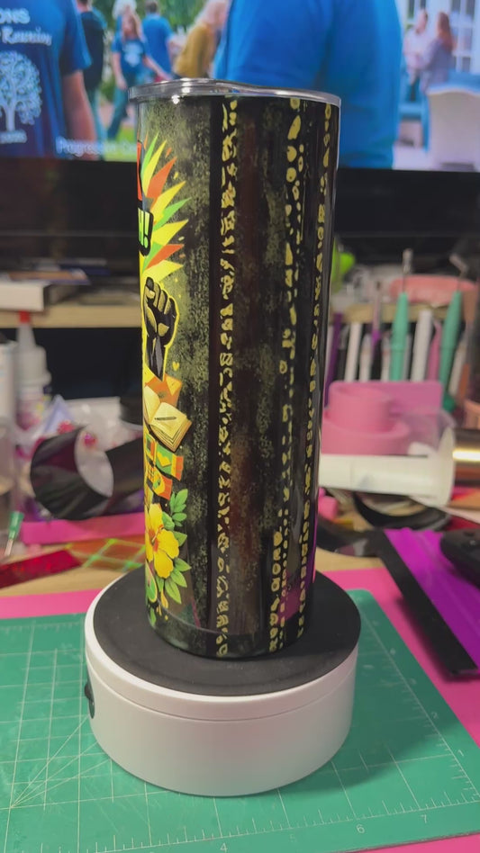 Black History Month Betty 20 oz Stainless Steel Tumbler